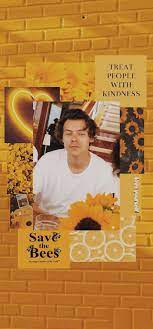 Golden Harry Styles Yellow Aesthetic Harry Styles Yellow Aesthetic Wallpaper Harry Styles Orange