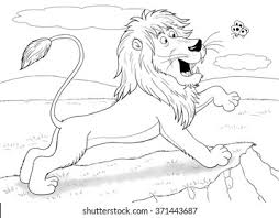 Keep your kids busy doing something fun and creative by printing out free coloring pages. Zoo Funny African Animals Cute Lion Stock Illustration 371443687