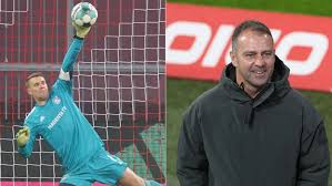 Neuers mama marita trägt ein rotes. Fc Bayern Hansi Flick Zu Manuel Neuer Fur Das Stehst Du Ja Drin Kicker
