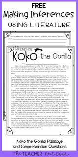Free Making Inferences Passage In 2020 Reading Classroom Third Grade Reading Making Inferences