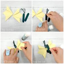 3d drawing step by step ! How To Make A 3d Butterfly Out Of Paper Step By Step Red Ted Art Make Crafting With Kids Easy Fun