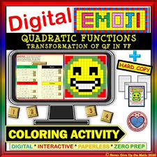In these worksheets identify the image which best describes the transformation (translation, reflection or rotation) of the given figure. Emoji Translations Worksheets Teaching Resources Tpt