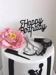 As my hair stylist i wish you the best of birthdays. A Birthday Cake With A Hairdresser Poppies Cake Boutique Facebook