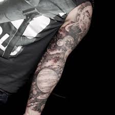 Solar System Sleeve Zsofia Simon Custom Tattoos Facebook