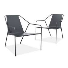 Outdoor Lounge Chair 2 Pk Gray Modern By Dwell Magazine Lounge Chair Outdoor Fire Pit Furniture Target Outdoor Chairs