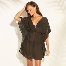 Women S Crochet Chiffon Cover Up Xhilaration Black Target Chiffon Cover Up Black Crochet Lace Fashion