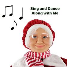 Fraser Hill Farm 58" Dancing Mrs. Claus (FAMC058-2RD2)