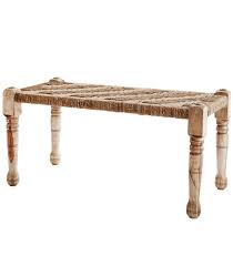 Banc Indie Madam Stoltz Mobilier De Salon Bancs Coussin 50x50