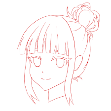 Open it in a drawing program. How To Draw The Head And Face In 3 4 View Anime Style Mary Li Art