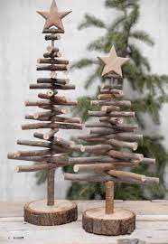 Créez un sapin de noël en bois en utilisant des planches de médium en bois clair et une guirlande lumineuse. Diy De Noel Planete Deco A Homes World Deco Noel Decoration Noel Idee Deco Noel