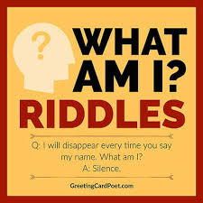 Look for objects, plants or architectural features along the chosen course that can become part of tailor the riddle to the age and ability level of the participants. What Am I Riddles To Inspire Kids To Encourage Creativity And Thinking