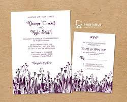 Print Your Own Beautiful Wedding Invitations At Home With These Free Pdf Template Wedding Invitation Templates Etsy Wedding Invitations Buy Wedding Invitations