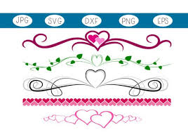 Download 9,326 text divider free vectors. Heart Dividers Graphic By Capeairforce Creative Fabrica Creative Graphic Free Clip Art