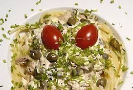 Pasta Mit Thunfisch Kapern Sauce Thunfisch Spaghetti Thunfisch Pasta Rezepte