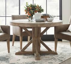 Create table department ( dname varchar2(15) not null, dnumber number(4), mgrssn char(9) not null, mgrstartdate date, primary. Benchwright Extending Round Table Seadrift 123 183 Cm Pottery Barn Australia