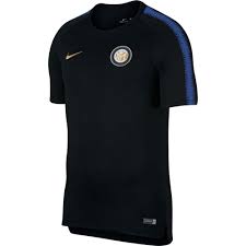 Nike breathe fc inter milan stadium jersey black. Inter Milan Nike Black Squad Training Jersey 2018 19 Official Garment