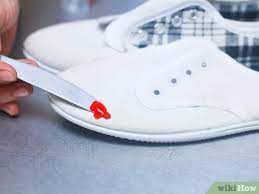 Make sure to be wearing a pair of rubber gloves when handling turpentine. 4 Ways To Get Paint Off Canvas Shoes Wikihow