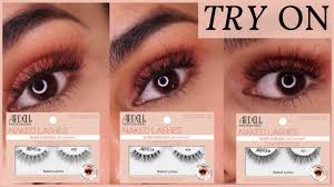 Ardell is one of the top brands that offer false want to know which are the best ardell lashes for your eye shape and occasion? Ardell Naked Lashes Try On Youtube