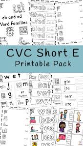 This vocabulary worksheet generator automatically jumbles the spelling of words and generates a this handwriting worksheet maker creates worksheets with dotted words and handwriting guidelines. Cvc Short E Words Worksheets Fun With Mama