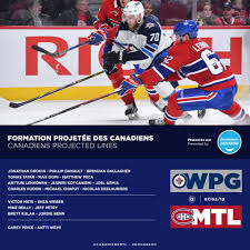 Si aucun joueur ne s'est particulièrement démarqué lors du match intraéquipe du canadien, dimanche, il a néanmoins permis de trouver réponse à quelques questions. La Formation Projetee Du Match De Canadiens De Montreal Facebook