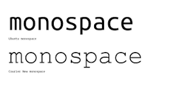 The monospace is coming