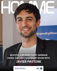 NOVOTEL AND PARIS SAINT-GERMAIN UNVEIL THE FIRST LEGENDARY ROOM WITH JAVIER  PASTORE