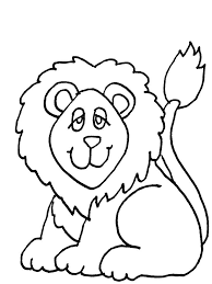 Funny Lion Coloring Pages For Kids Great Coloring Pages