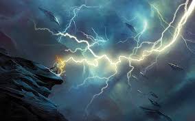 You can also upload and share your favorite lightning wallpapers hd. Hd Wallpaper Sci Fi Battle Fantasy Lightning Mage Warrior Wallpaper Flare