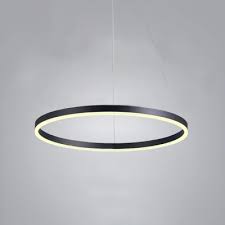 Black Circular Chandelier Lighting Multi Tiered 1 Light 2 Light 3 Light Slim Led Cylinder Pendant Light In Acrylic Shade For Entryway Hallway Foyer Beautifulhalo Com