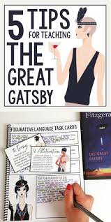 5 Tips For Teaching The Great Gatsby F Scott Fitzgerald Middle And High S Teaching American Literature Teaching High School English High School Literature