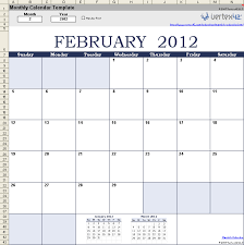 This is the best method of time management. Free Monthly Calendar Template For Excel