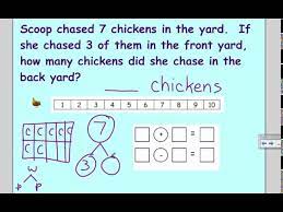 Students will become familiar with the different types of missing addend word problems, including join start unknown, join change unknown and join result unknown word problems as well as s 1st Grade Missing Addend Story Problem Chickens Youtube