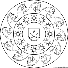 Mandala Vorlagen Pferd Malvorlage Für Kinder