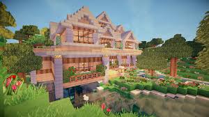 Flower Forest House Minecraft Houses Survival Minecraft House Tutorials Modern Minecraft Houses