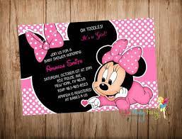 Resultado De Imagen Para Formato De Invitacion De Minnie Mouse Bebe Minnie Mouse Invitations Minnie Mouse Baby Shower Baby Shower Invitation Templates