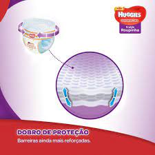 Com o peso suportado de 12 a 15kg, essa fralda conta com a tecnologia maxisec que permite com que a fralda fique mais seca e o ajuste. Fralda Huggies Supreme Care Mega Roupinha Tamanho Xg Com 24 Unidades Pague Menos