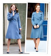 The £99 seraphine dress she donned was the same one worn by the duchess of cambridge wore under a black coat last december in london. Kate Middleton Recycles Her Classic Maternity Fashion Vanity Fair