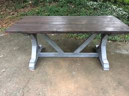 Finish Farmhouse Table Farmhouse Furniture Plans Diy Dining Table