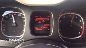 Acesta este propulsat de o unitate pe benzina de 3.0 litri turbo care lucreaza alaturi de un motor electric. Fiat Panda 1 2 0 100 Km H Acceleration Youtube