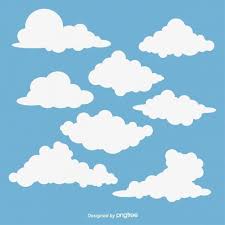 綿の形をした青空白雲 漫画 白い雲 青空画像素材の無料ダウンロードのためのpngとベクトル clouds blue sky background white clouds