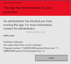 To continue, type an administrator password, then click. Fix Mmc Exe This App Has Been Blocked For Your Protection Solved Wintips Org Windows Tips How Tos