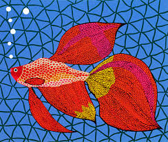 Yayoi Kusama Goldfish 1990 Artsy Yayoi Kusama Pumpkin Yayoi Kusama Yayoi