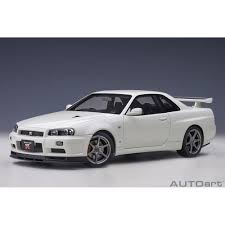 AUTOart - 1:18 Nissan Skyline GT-R (R34) V-spec II (White Pearl)