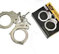 Esposas Seguridad Policiacas De Acero 2 Llaves Uzi Tactica Color Silver