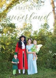 Family Costume Peter Pan Wendy Tink Captain Hook Lost Boys Smee Jo Themed Halloween Costumes Family Themed Halloween Costumes Disney Halloween Costumes