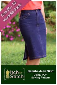 15 easy free skirt patterns. New Pattern Danube Jean Skirt Itch To Stitch