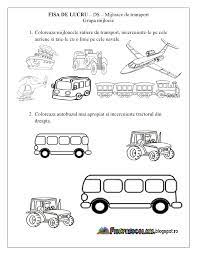 Sunt acele mijloace de transport ce se activitate matematica numaram cu ajutorul mijloacelor de transport. Fise De Lucru Cu Mijloace De Transport Grupa Mijlocie Ds Cunoasterea Kindergarden Activities Shape Activities Preschool Preschool Activities