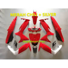 Akhirnya 125z biru gp jadi silver sabit. Dinamik Body Cover Set Merah Chili Silver Hld Made In Malaysia Shopee Malaysia