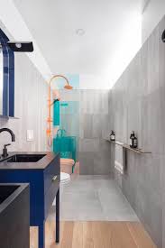 Tiling doesn't have to be. Thirty Bathrooms By Architects Including Concrete Stone And Tiled Designs