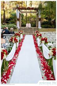 Best 25 Rustic Red Wedding Ideas On Pinterest Rustic Red Within Maroon And Silver Wedding Decorations Best Inspiration White Wedding Decorations White Wedding Ceremony Wedding Aisle Decorations